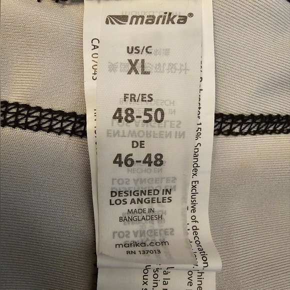 Marilka Control Waist Calf Length Pull On Leggings Size XL - Picture 6 of 10